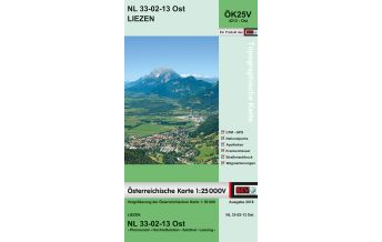 Hiking Maps Styria BEV-Karte 4213-Ost, Liezen 1:25.000 BEV – Bundesamt für Eich- und Vermessungswesen