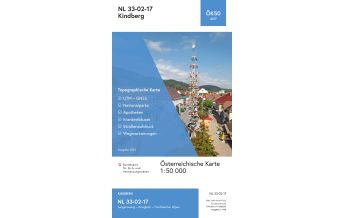 Wanderkarten Steiermark BEV-Karte 4217, Kindberg 1:50.000 BEV – Bundesamt für Eich- und Vermessungswesen