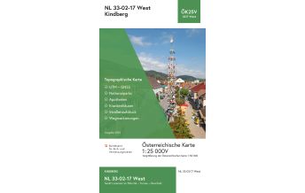 Hiking Maps Styria BEV-Karte 4217-West, Kindberg 1:25.000 BEV – Bundesamt für Eich- und Vermessungswesen