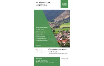 Hiking Maps Styria BEV-Karte 4217-Ost, Langenwang 1:25.000 BEV – Bundesamt für Eich- und Vermessungswesen