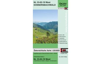 Hiking Maps Styria BEV-Karte 4219-West, Donnersbachwald 1:25.000 BEV – Bundesamt für Eich- und Vermessungswesen