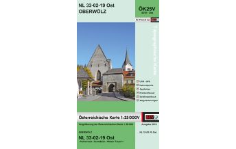 Hiking Maps Styria BEV-Karte 4219-Ost, Oberwölz 1:25.000 BEV – Bundesamt für Eich- und Vermessungswesen