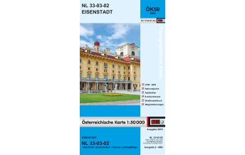 Wanderkarten Niederösterreich BEV-Karte 5202, Eisenstadt 1:50.000 BEV – Bundesamt für Eich- und Vermessungswesen