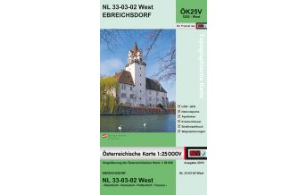 Hiking Maps Lower Austria BEV-Karte 5202-West, Ebreichsdorf 1:25.000 BEV – Bundesamt für Eich- und Vermessungswesen