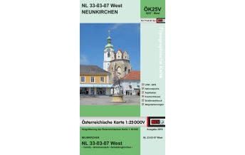 Wanderkarten Niederösterreich BEV-Karte 5207-West, Neunkirchen 1:25.000 BEV – Bundesamt für Eich- und Vermessungswesen