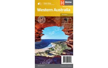 Straßenkarten Australien - Ozeanien Hema State Map - Western Australia 1:2.500.000 Hema Maps
