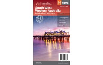 Straßenkarten Australien - Ozeanien Hema Maps - South West Western Australia (Südwesten Westen Australien) 1:700.000 Hema Maps
