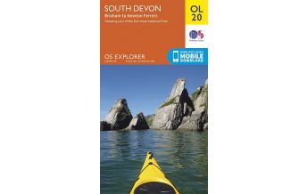 Hiking Maps England OS Leisure Explorer Map 20, South Devon 1:25.000 Ordnance Survey UK