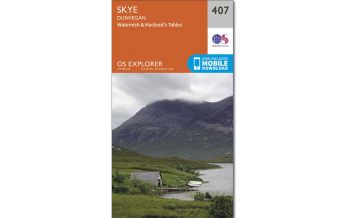 Hiking Maps Scotland OS Explorer Map 407, Skye - Dunvegan 1:25.000 Ordnance Survey UK