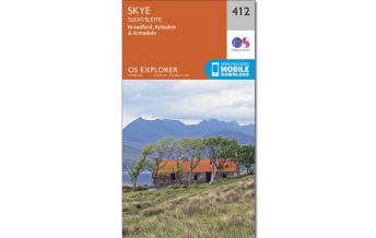 Wanderkarten Schottland OS Explorer Map 412, Skye - Sleat 1:25.000 Ordnance Survey UK