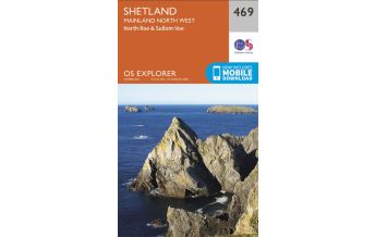 Hiking Maps Britain OS Explorer Map 469 Großbritannien - Shetland - Mainland North West 1:25.000 Ordnance Survey UK