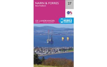 Wanderkarten Britische Inseln OS Landranger 27 Großbritannien - Nairn, Forres 1:50.000 Ordnance Survey UK
