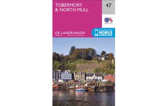 Hiking Maps Scotland OS Landranger Map 47, Tobermory & North Mull 1:50.000 Ordnance Survey UK