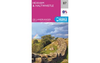 Hiking Maps OS Landranger Map 87 Großbritannien - Hexham & Haltwhistle 1:50.000 Ordnance Survey UK