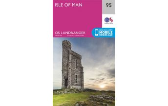 Hiking Maps Britain OS Landranger Map 95, Isle of Man 1:50.000 Ordnance Survey UK