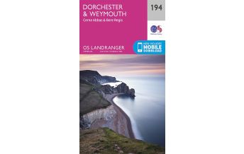 Wanderkarten OS Landranger 194 Großbritannien - Dorchester & Weymouth 1:50.000 Ordnance Survey UK