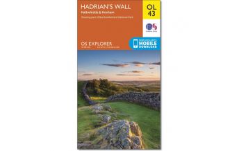 Weitwandern OS Leisure Explorer Map 43 Großbritanien - Hadrian's Wall 1:25.000 Ordnance Survey UK