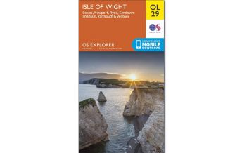 Wanderkarten England OS Leisure Explorer Map 29, Isle of Wight 1:25.000 Ordnance Survey UK