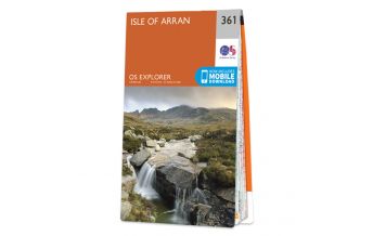 Hiking Maps Scotland OS Explorer Map 361, Isle of Arran 1:25.000 Ordnance Survey UK