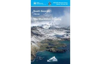 Straßenkarten South Georgia and the Shackleton Crossing Map 1:200.000 British Antarctic Survey