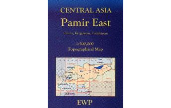 Wanderkarten Asien EWP Topographical Maps Kirgistan/Tadschikistan/China - Central Asia - Pamir East 1:500.000 EWP