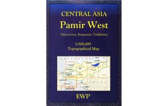 Wanderkarten Asien EWP Topographical Maps Kirgistan/Tadschikistan/Afghanistan - Central Asia - Pamir West 1:500.000 EWP