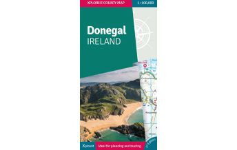 Hiking Maps Ireland Xploreit County Map Irland - Donegal 1:100.000 Xploreit Maps