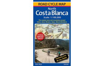 Cycling Maps Pioneer Partners Road Cycle Map Spanien - North Costa Blanca 1:100.000 Cordee