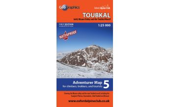 Hiking Maps Morocco OAC Adventure Map 5, Toubkal 1:25.000 Oxford Alpine Club