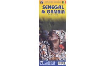 Straßenkarten ITMB Travel Map - Senegal Gambia 1:340.000 / 1:740.000 ITMB
