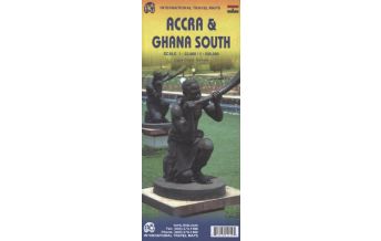 Road Maps Africa Accra & Ghana South 1:23.000/1:500.000 ITMB