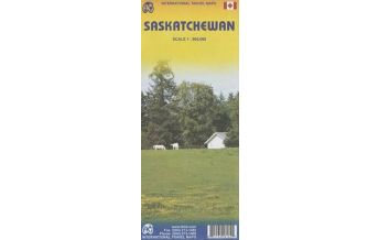 Road Maps North and Central America ITMB Travel Map Saskatchewan 1:900.000 ITMB