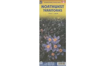 Road Maps North and Central America ITMB Travel Map Canada Northwest Territories ITMB