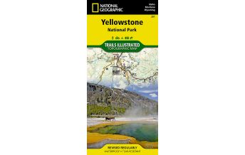 Straßenkarten Nord- und Mittelamerika Trails Illustrated Wanderkarte 201, Yellowstone National Park 1:126.720 National Geographic - Trails Illustrated