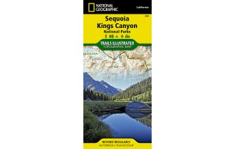 Wanderkarten USA Trails Illustrated Wanderkarte 205, Sequoia, Kings Canyon National Parks 1:80.000 National Geographic - Trails Illustrated