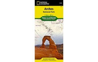 Hiking Maps USA Trails Illustrated Wanderkarte 211, Arches National Park 1:70.000 National Geographic - Trails Illustrated