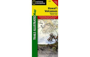 Hiking Maps USA 230 National Geographic Map USA - Hawaii Volcanoes 1:100.000 National Geographic - Trails Illustrated