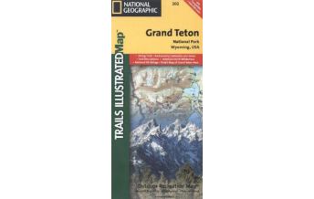 Road Maps North and Central America Trails Illustrated Wanderkarte 202, Grand Teton National Park 1:80.000 National Geographic - Trails Illustrated