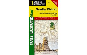 Wanderkarten USA 311 National Geographic Maps - Canyonlands Needles District National Park National Geographic - Trails Illustrated