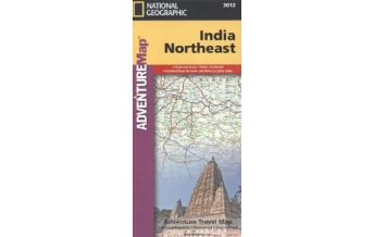 Road Maps India Northeast National Geographic Society Maps
