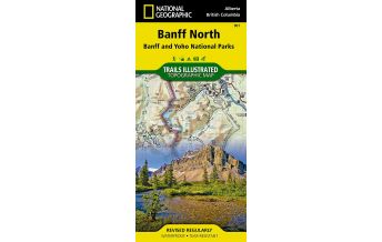 Wanderkarten Kanada National Geographic Map 901 Kanada - Banff North / Nord 1:100.000 National Geographic - Trails Illustrated