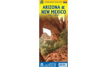 Road Maps North and Central America Arizona & New Mexico 1:900.000 ITMB