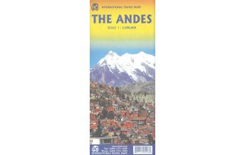 Road Maps South America Andes 1:3.000.000 ITMB