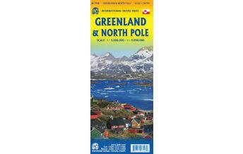 Straßenkarten ITMB Travel Map - Greenland an North Pole Region Grönland Nordpol 1:3.000.000 9 Mio. ITMB