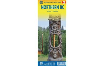 Road Maps North and Central America ITMB Straßenkarte Northern British Columbia 1:900.000 ITMB