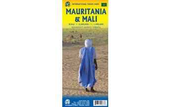 Road Maps ITMB Travel Map - Mauritania (Mauretanien) & Mali 1:2.200.000 / 1:1.900.000 ITMB
