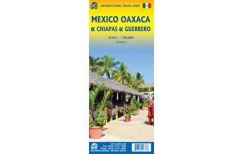 Road Maps North and Central America Mexico Oaxaca  Chiapas  Guerrero 1.700.000 ITMB