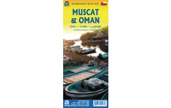 Straßenkarten Asien Muscat / Oman 1/25-1/1,3M. ITMB