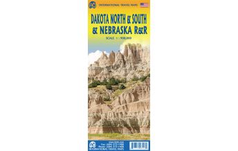 Road Maps North and Central America Dakota North & South & Nebraska R&R 1:900.000 ITMB
