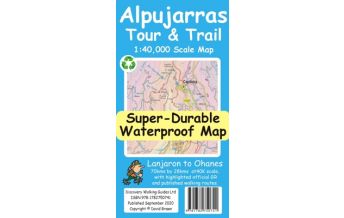 Hiking Maps Spain Discovery super-durable waterproof Map Alpujarras 1:40.000 Discovery Walking Guides Ltd.